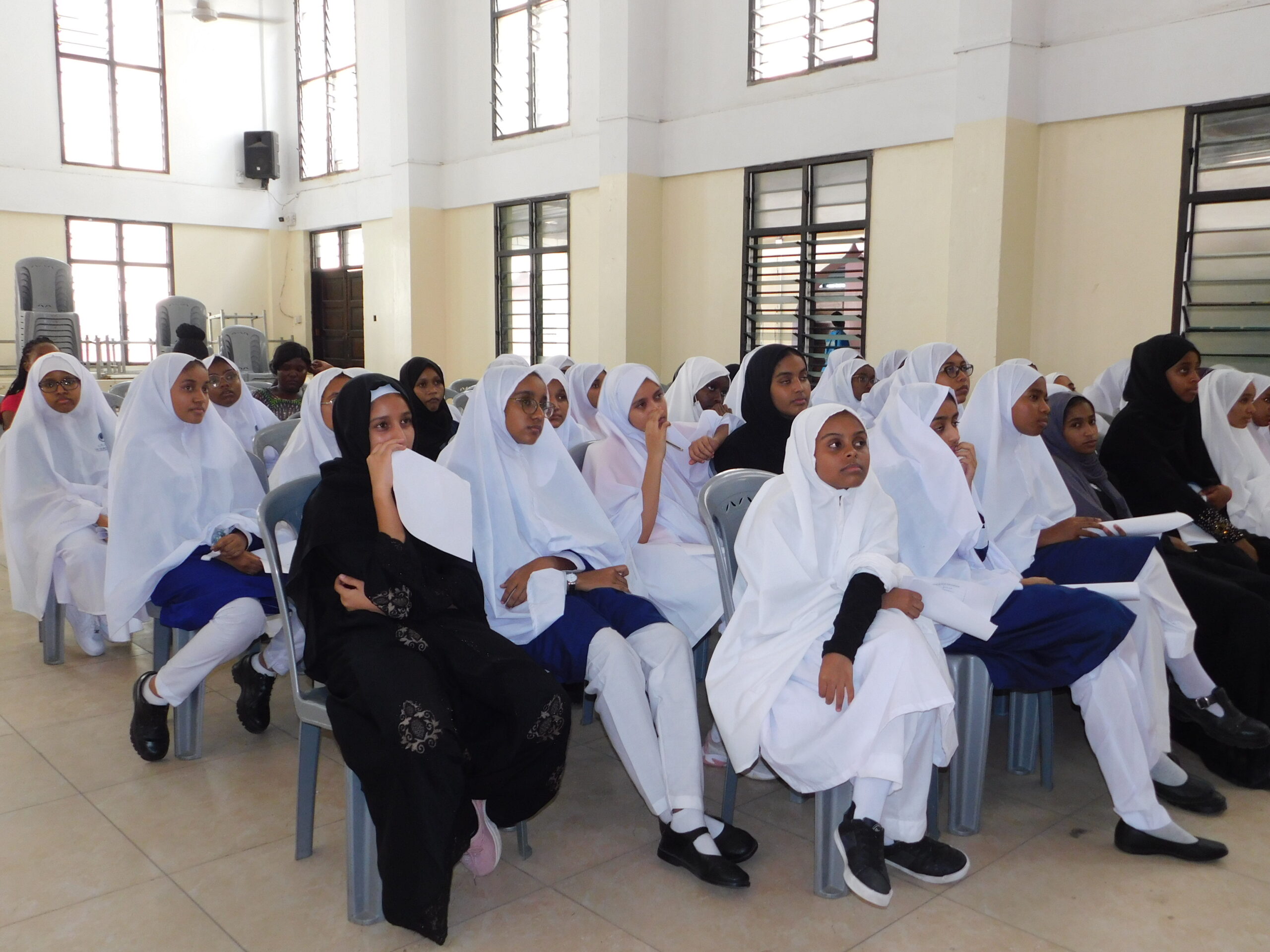 Form ones Listening to the Clubs' Patrons